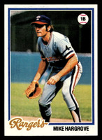 1978 Topps #172 Mike Hargrove Near Mint  ID: 519278