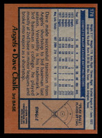 1978 Topps #178 Dave Chalk Near Mint+  ID: 519299