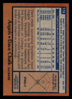 1978 Topps #178 Dave Chalk Near Mint  ID: 519301