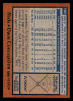 1978 Topps #180 Dave Concepcion Near Mint  ID: 519309