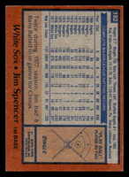 1978 Topps #182 Jim Spencer Very Good 