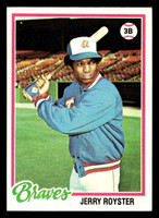 1978 Topps #187 Jerry Royster DP Ex-Mint  ID: 519335