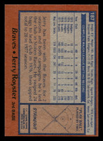 1978 Topps #187 Jerry Royster DP Near Mint  ID: 519336