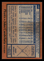 1978 Topps #190 John Candelaria Near Mint  ID: 519348