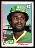 1978 Topps #191 Rodney Scott Ex-Mint RC Rookie  ID: 519352