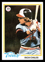 1978 Topps #193 Rich Chiles Ex-Mint  ID: 519362