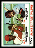 1978 Topps #203 George Foster/Larry Hisle RBI Leaders Near Mint  ID: 519402