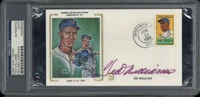 Ted Williams First Day Cover FDC Signed Auto PSA/DNA Slab Red Sox Jackie Robinson Stamp