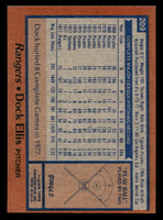 1978 Topps #209 Dock Ellis Near Mint  ID: 519496