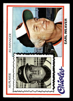 1978 Topps #211 Earl Weaver/ DP Very Good  ID: 519505
