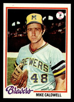 1978 Topps #212 Mike Caldwell Near Mint  ID: 519508