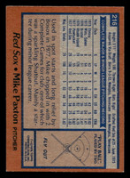 1978 Topps #216 Mike Paxton Near Mint RC Rookie  ID: 519522