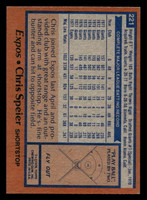 1978 Topps #221 Chris Speier Near Mint  ID: 519543