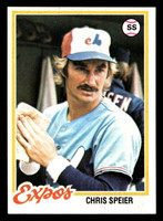 1978 Topps #221 Chris Speier Near Mint  ID: 519545