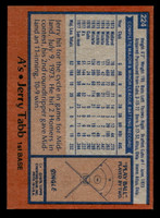 1978 Topps #224 Jerry Tabb Near Mint RC Rookie  ID: 519556