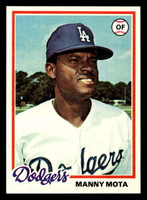 1978 Topps #228 Manny Mota DP Near Mint+ 