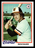 1978 Topps #237 Rich Dauer Ex-Mint 