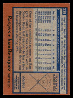 1978 Topps #238 Juan Beniquez Near Mint  ID: 519611