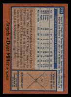 1978 Topps #239 Dyar Miller Near Mint  ID: 519617