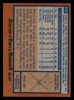 1978 Topps #242 Barry Bonnell DP Ex-Mint RC Rookie 