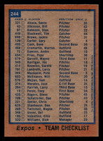 1978 Topps #244 Expos Team DP Near Mint  ID: 519637