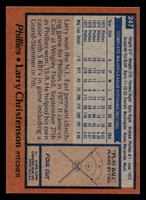 1978 Topps #247 Larry Christenson Near Mint  ID: 519649