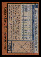 1978 Topps #247 Larry Christenson Near Mint  ID: 519650