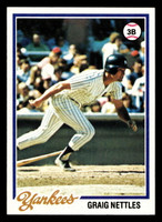 1978 Topps #250 Graig Nettles DP Near Mint  ID: 519662