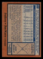 1978 Topps #253 Jim Kern Near Mint+  ID: 519675