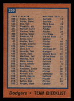 1978 Topps #259 Dodgers Team Near Mint  ID: 519698