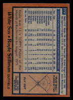 1978 Topps #272 Royle Stillman Near Mint  ID: 519751