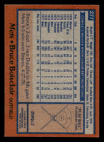 1978 Topps #277 Bruce Boisclair Near Mint  ID: 519769