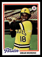 1978 Topps #283 Omar Moreno Near Mint+  ID: 519797