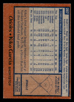 1978 Topps #287 Kiko Garcia Near Mint  ID: 519812