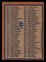 1978 Topps #289 Checklist 243-363 Ex-Mint 