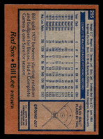1978 Topps #295 Bill Lee Near Mint  ID: 519845