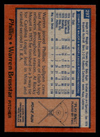 1978 Topps #297 Warren Brusstar DP Near Mint RC Rookie  ID: 519853