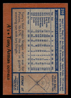 1978 Topps #298 Tony Armas Near Mint  ID: 519857