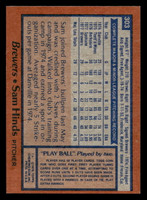 1978 Topps #303 Sam Hinds Near Mint RC Rookie  ID: 519876
