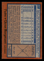 1978 Topps #307 Glenn Borgmann Near Mint  ID: 519892