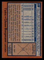 1978 Topps #307 Glenn Borgmann Near Mint+  ID: 519894