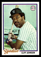 1978 Topps #309 Cliff Johnson Near Mint  ID: 519900