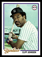1978 Topps #309 Cliff Johnson Near Mint  ID: 519901