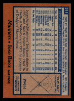 1978 Topps #311 Jose Baez DP Ex-Mint RC Rookie  ID: 519909