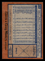 1978 Topps #312 Greg Minton Ex-Mint  ID: 519912