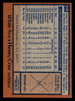 1978 Topps #316 Henry Cruz DP Near Mint+  ID: 519930
