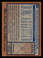1978 Topps #319 Alan Ashby Near Mint  ID: 519941