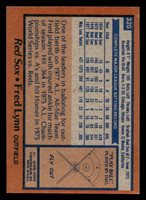 1978 Topps #320 Fred Lynn Near Mint  ID: 519943