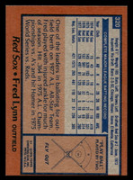 1978 Topps #320 Fred Lynn Near Mint  ID: 519946
