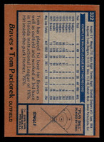 1978 Topps #322 Tom Paciorek Near Mint  ID: 519953